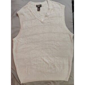 Men's Docker's Sweater Vest Linen Marl Beige XL